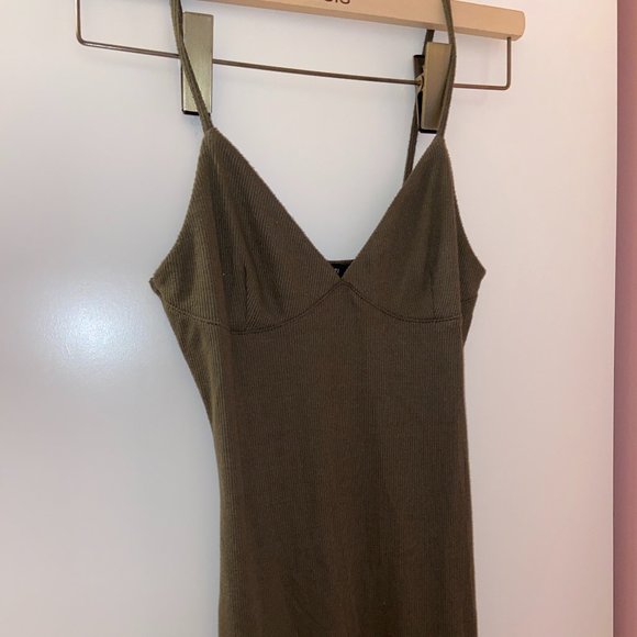 Cami Maxi Dress | Army Green - Picture 3 of 6
